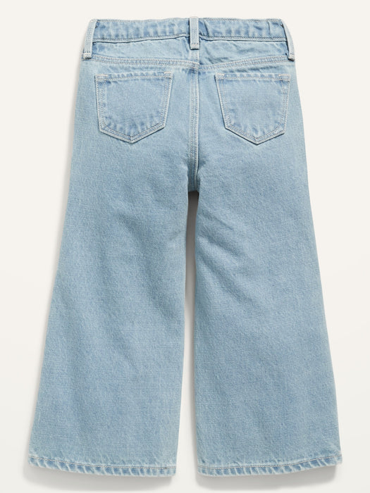Slouchy Wide-Leg Ripped Jeans for Toddler Girls