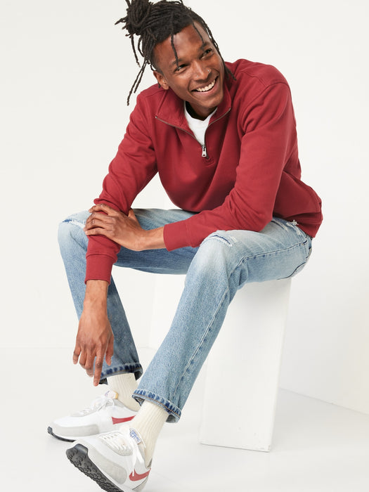 Loose Taper Built-In Flex Ankle-Length Jeans for Men