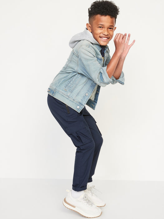 Built-In Flex Tapered Tech Cargo Chino Pants for Boys