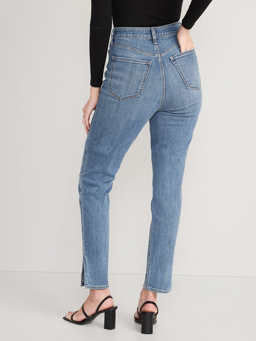 Higher High-Waisted OG Straight Ankle Jeans