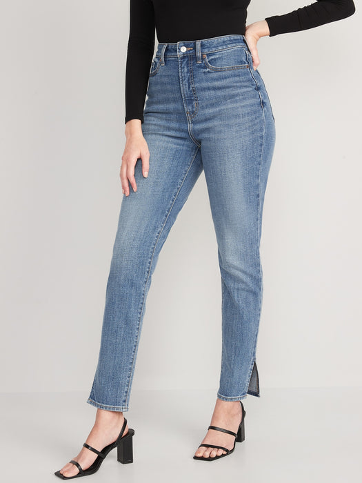 Higher High-Waisted OG Straight Ankle Jeans