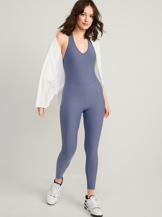 PowerSoft Sleeveless Open-Back Bodysuit for Women -- 25-inch inseam