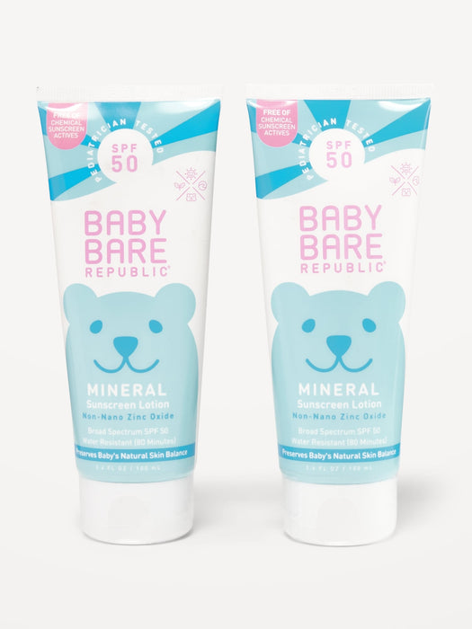 Bare Republic® SPF 50 Baby Sunscreen Face & Body Lotion 2-Pack