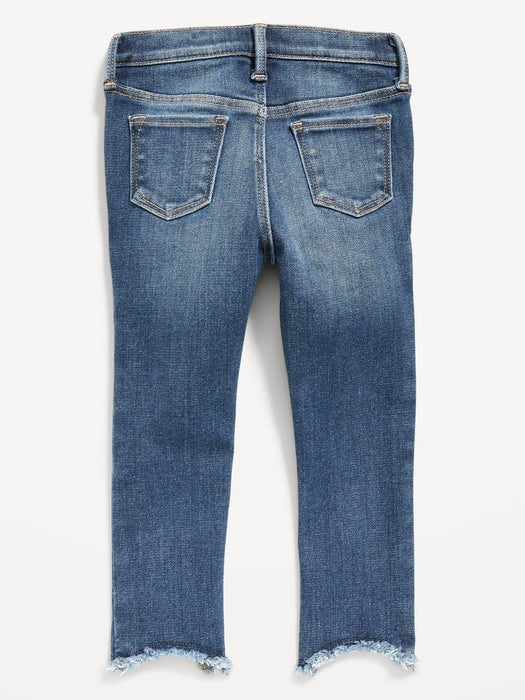 Unisex 360° Stretch Frayed-Hem Super Skinny Jeggings for Toddler