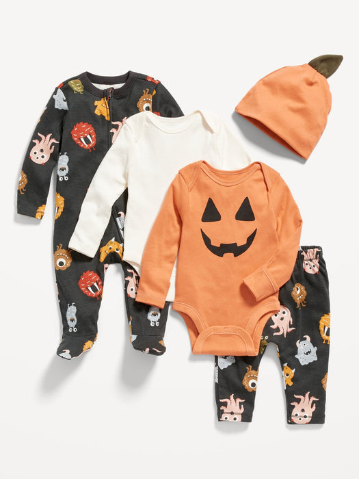 Unisex 5-Piece Layette Set for Baby