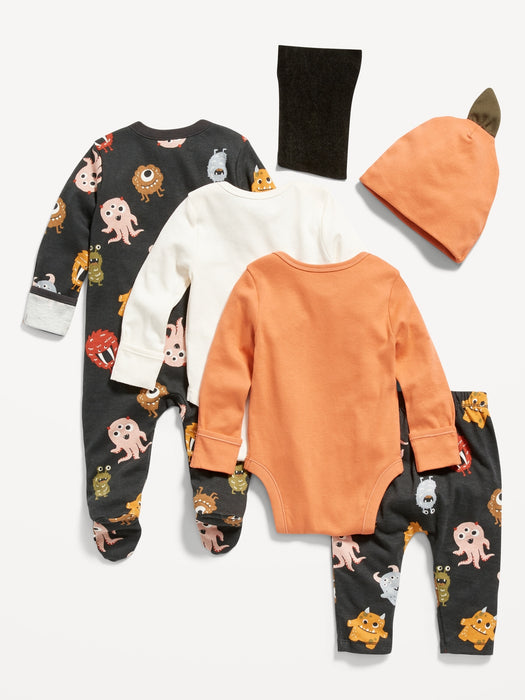 Unisex 5-Piece Layette Set for Baby