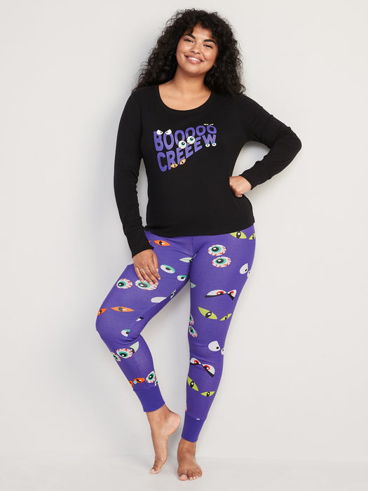 Matching Graphic Pajama Set for Women