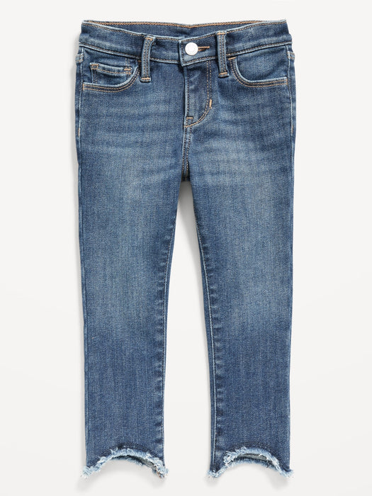 Unisex 360° Stretch Frayed-Hem Super Skinny Jeggings for Toddler