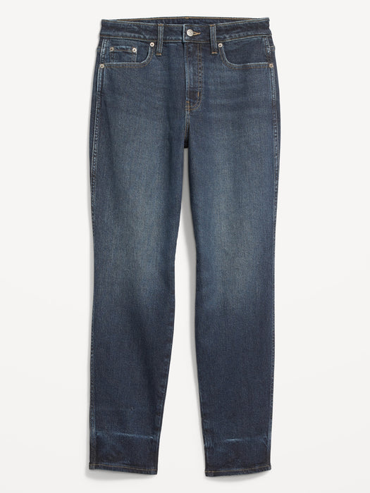 High-Waisted OG Straight Cotton-Hemp Blend Jeans for Women