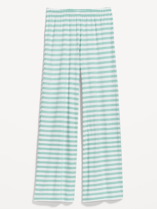 High-Waisted Sunday Sleep Wide-Leg Pajama Pants for Women