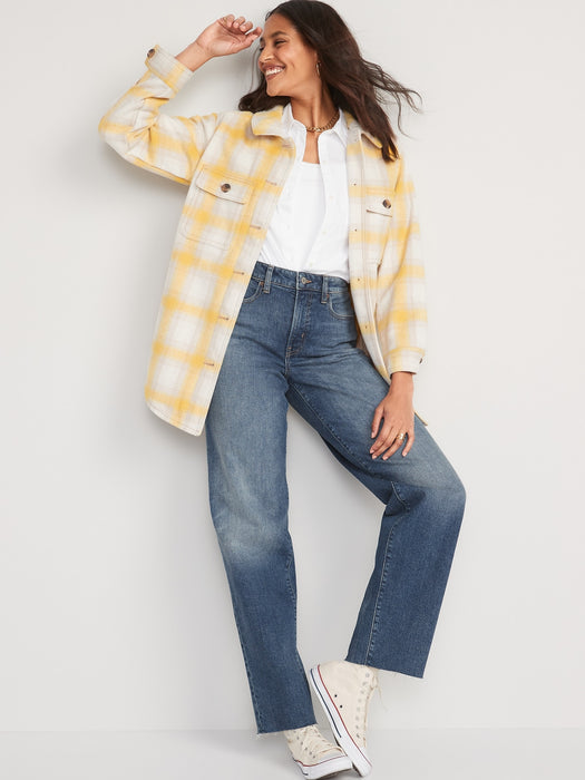 High-Waisted OG Loose Cut-Off Jeans for Women