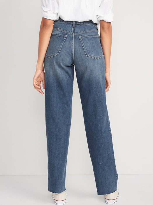 High-Waisted OG Loose Cut-Off Jeans for Women