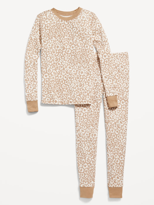 Gender-Neutral Graphic Snug-Fit Pajama Set for Kids