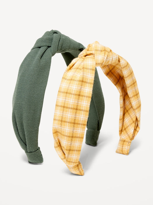 Fabric-Covered Headband 2-Pack for Women