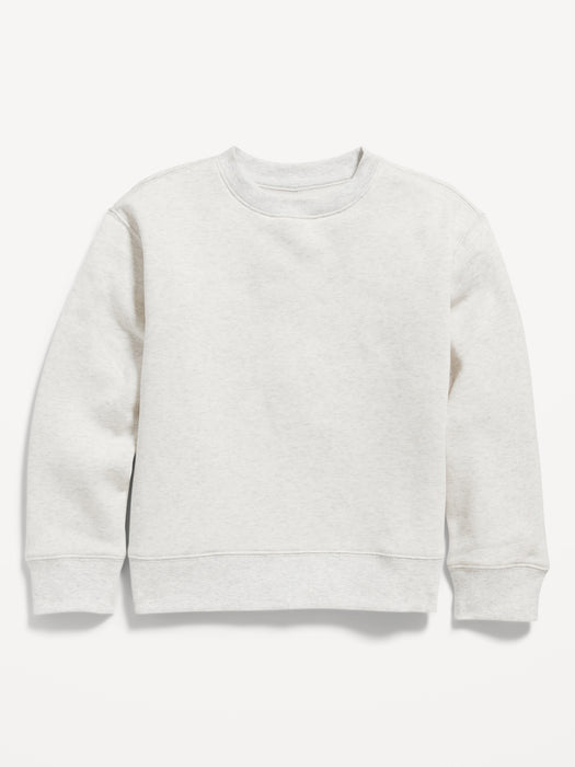 Gender-Neutral Crew-Neck Sweatshirt for Kids