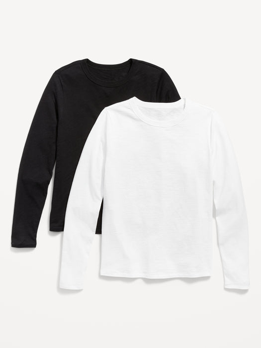 EveryWear Long-Sleeve Slub-Knit T-Shirt 2-Pack for Women