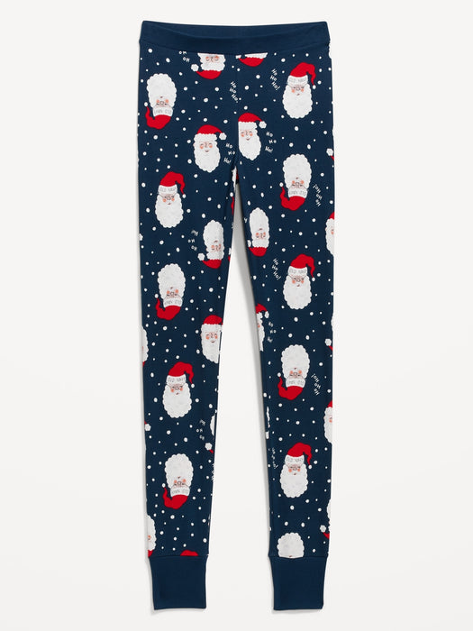 Mid-Rise Matching Printed Pajama Leggings for Women