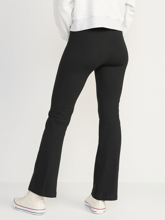 High-Waisted Fashion Flare Leggings