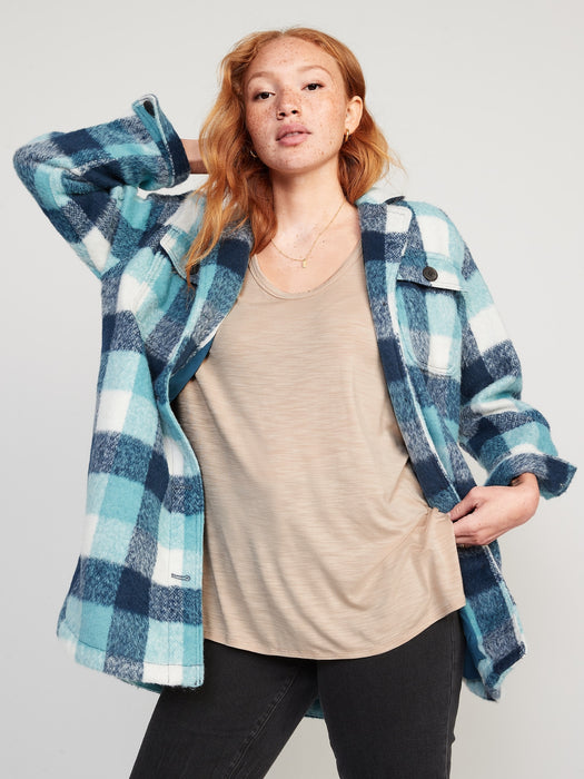 Oversized Luxe Slub-Knit Tunic T-Shirt for Women