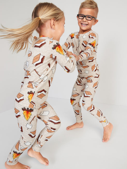 Unisex Matching Printed Pajama Set for Toddler & Baby