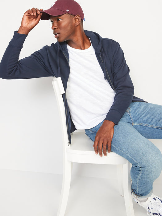 Soft-Washed Curved-Hem Long-Sleeve T-Shirt for Men