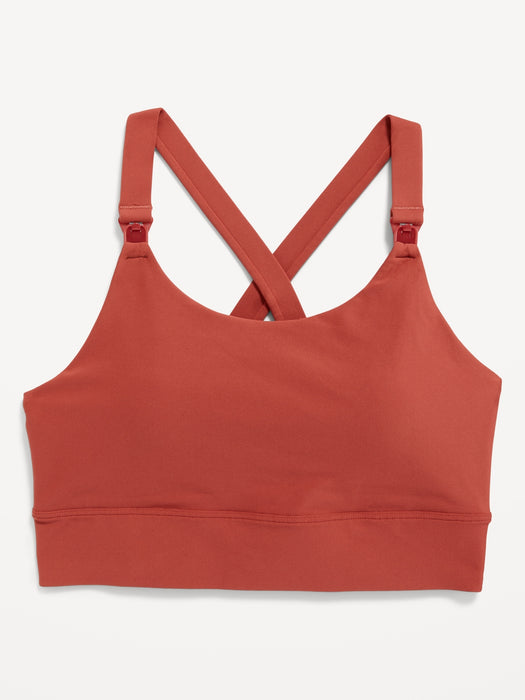 Maternity Medium Support PowerSoft Longline Nursing Sports Bra