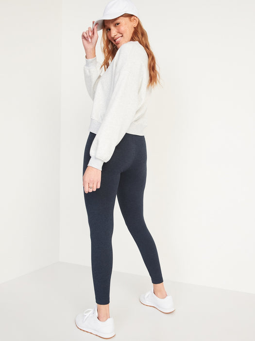 High-Waisted Jersey Fashion Layering Leggings