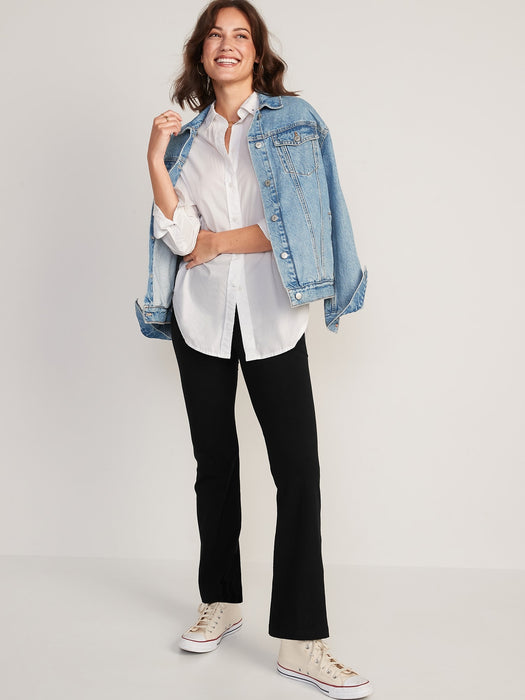 High-Waisted Fashion Flare Leggings