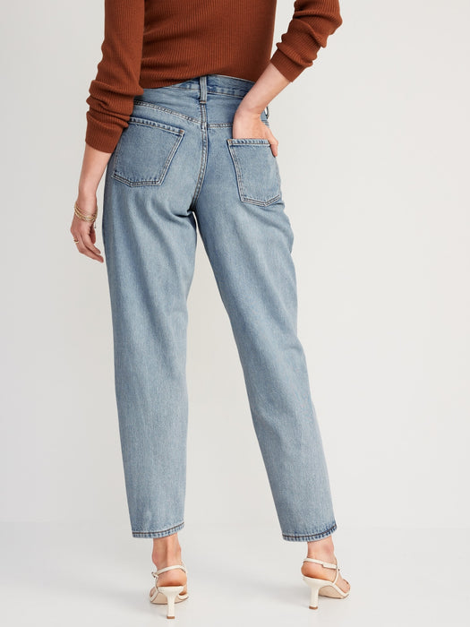 Extra High-Waisted Non-Stretch Balloon Jeans for Women