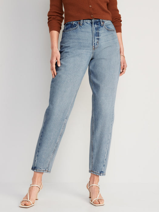 Extra High-Waisted Non-Stretch Balloon Jeans for Women
