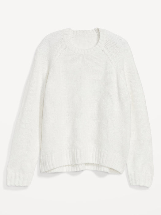 Cozy Shaker-Stitch Pullover Sweater for Women