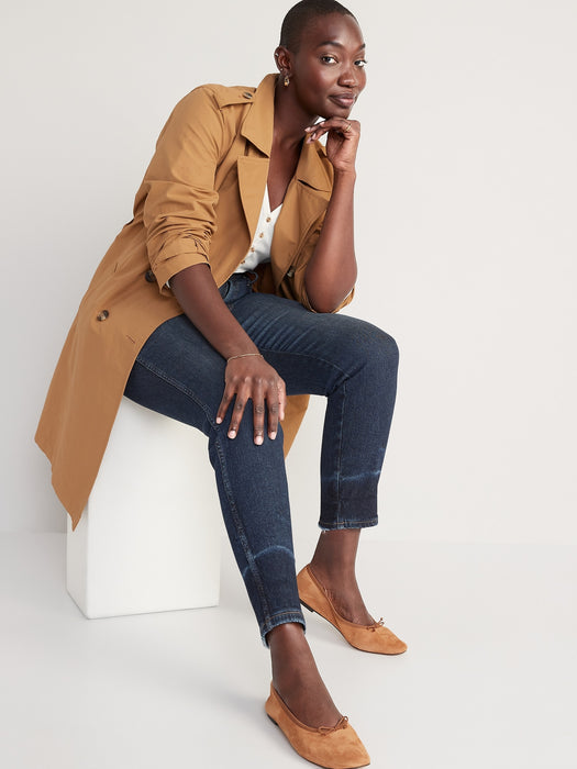 High-Waisted OG Straight Cotton-Hemp Blend Jeans for Women