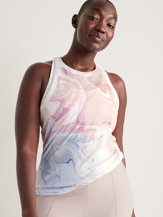 UltraLite Racerback Rib-Knit Performance Tank for Women