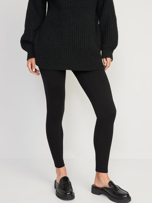 High-Waisted Fleece Leggings 2-Pack for Women