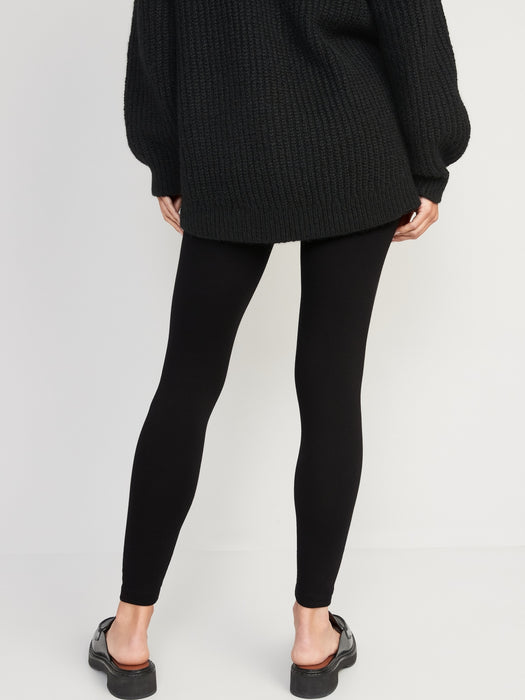 High-Waisted Fleece Leggings 2-Pack for Women