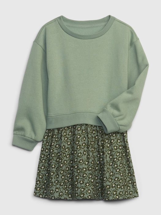 Toddler 2-in-1 Sweatshirt Dress
