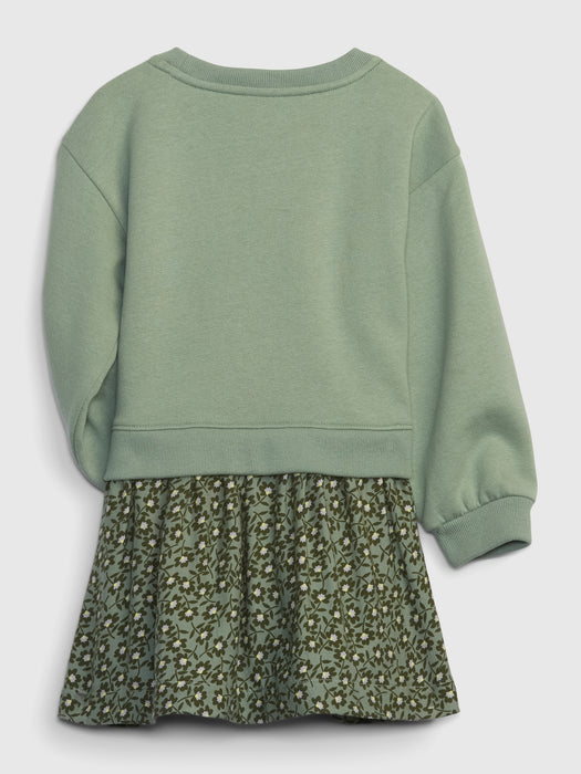 Toddler 2-in-1 Sweatshirt Dress
