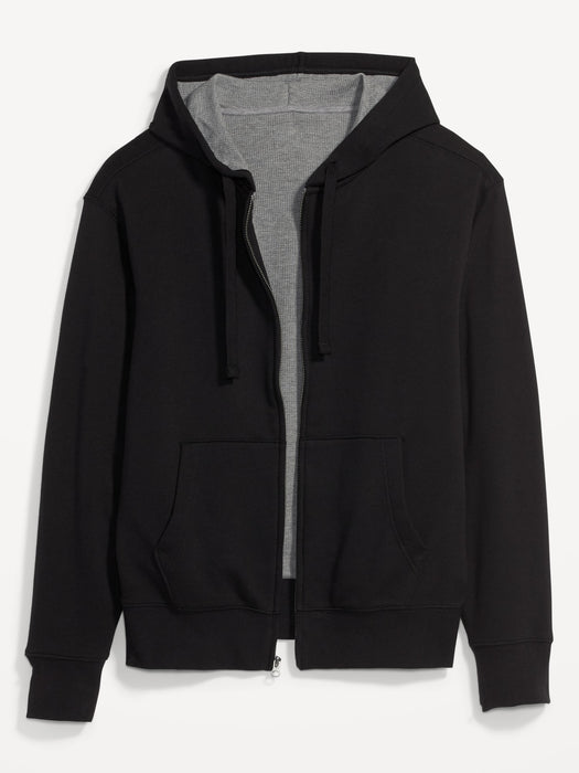 Oversized Thermal-Lined Zip Hoodie for Men