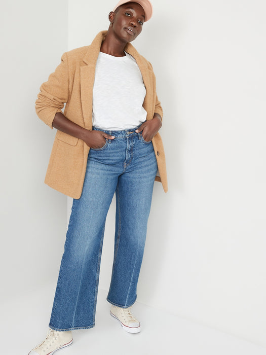 EveryWear Crew-Neck Slub-Knit Long-Sleeve T-Shirt for Women