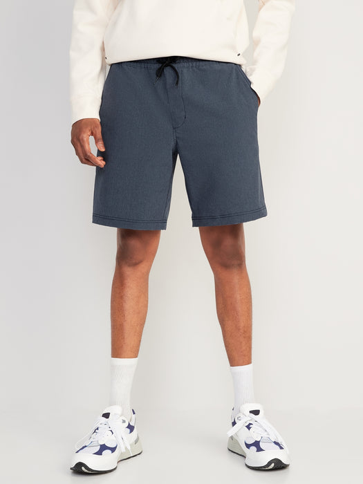 StretchTech Water-Repellent Jogger Shorts for Men -- 9-inch inseam