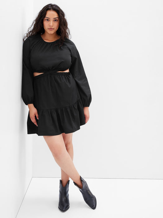 Criss-Cross Cutout Mini Dress