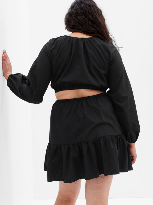 Criss-Cross Cutout Mini Dress