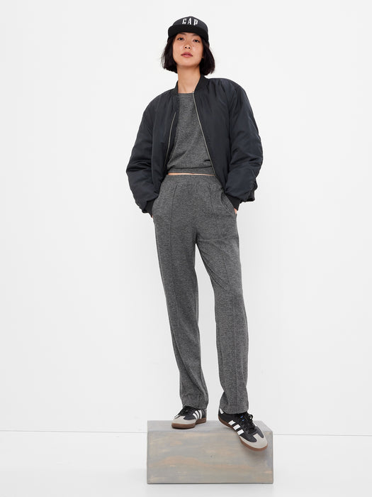 GapFit Brushed Jersey Tapered Pants