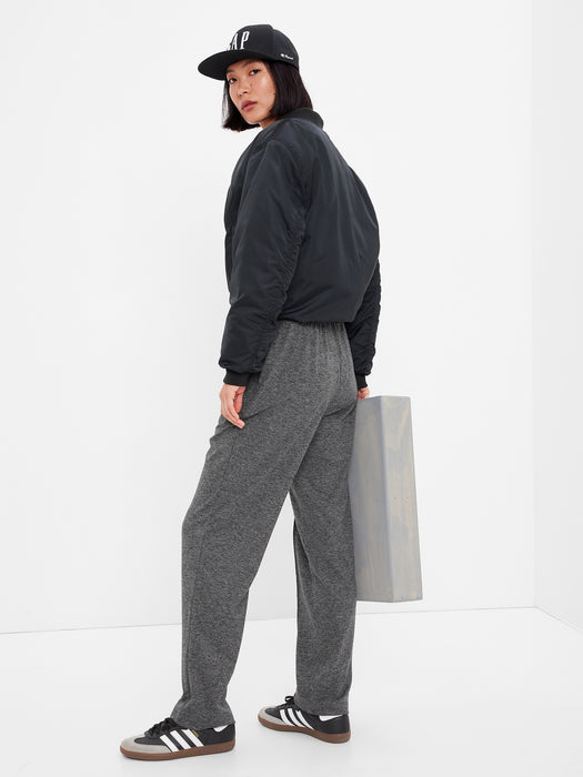 GapFit Brushed Jersey Tapered Pants