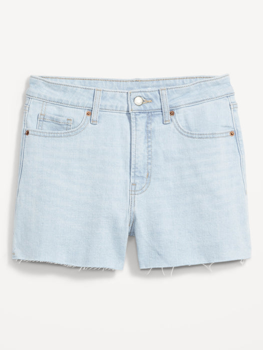 High-Waisted OG Straight Cut-Off Jean Shorts for Women -- 3-inch inseam