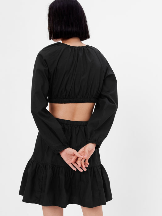 Criss-Cross Cutout Mini Dress