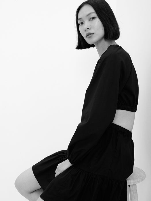 Criss-Cross Cutout Mini Dress