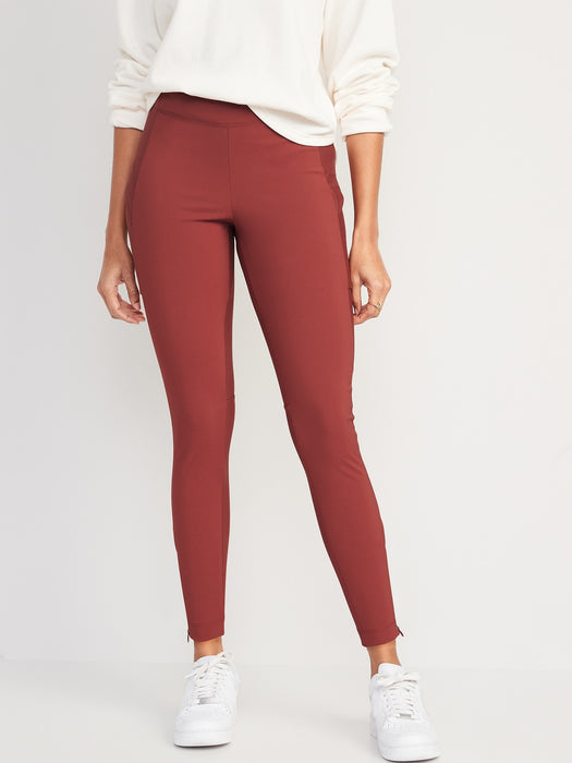 High-Waisted All-Seasons StretchTech 7/8-Length Hybrid Ankle Pants for Women