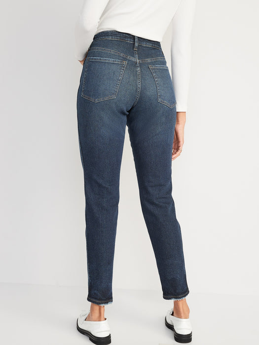High-Waisted OG Straight Cotton-Hemp Blend Jeans for Women