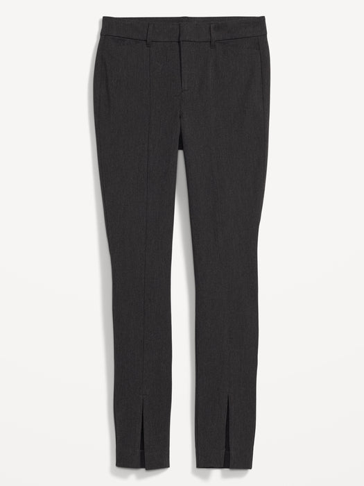 High-Waisted Split-Front Pixie Skinny Pants for Women